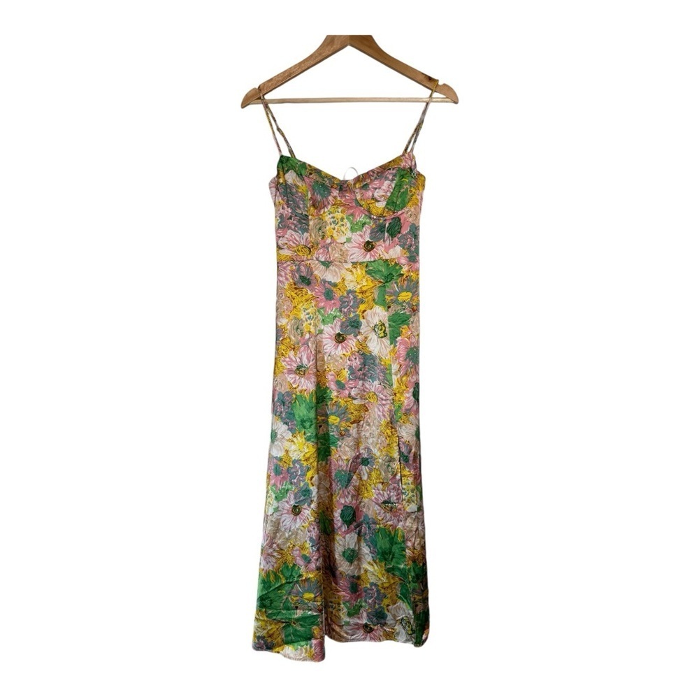 Astr Floral Midi Dress - Multicolor - Picture 2 of 6